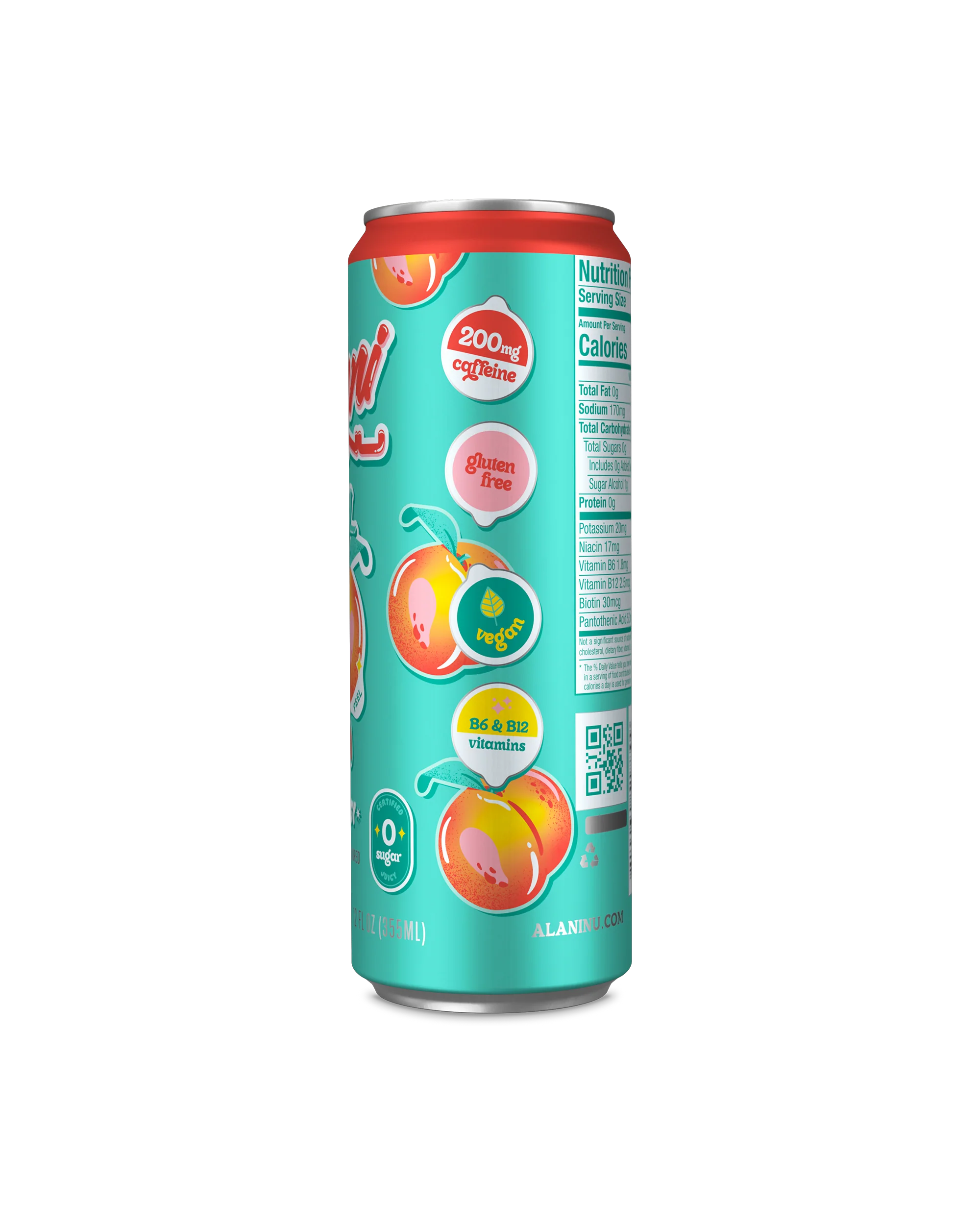Alani Nu Featured Energy Drink - Juicy Peach - Image 5
