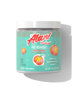 Alani Nu Featured pre-workout - juicy peach