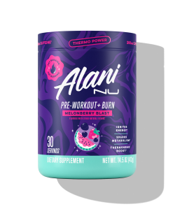 Alani Nu Featured pre-workout+ burn - melonberry blast