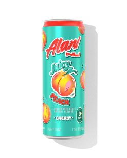 Alani Nu Featured energy drink - juicy peach